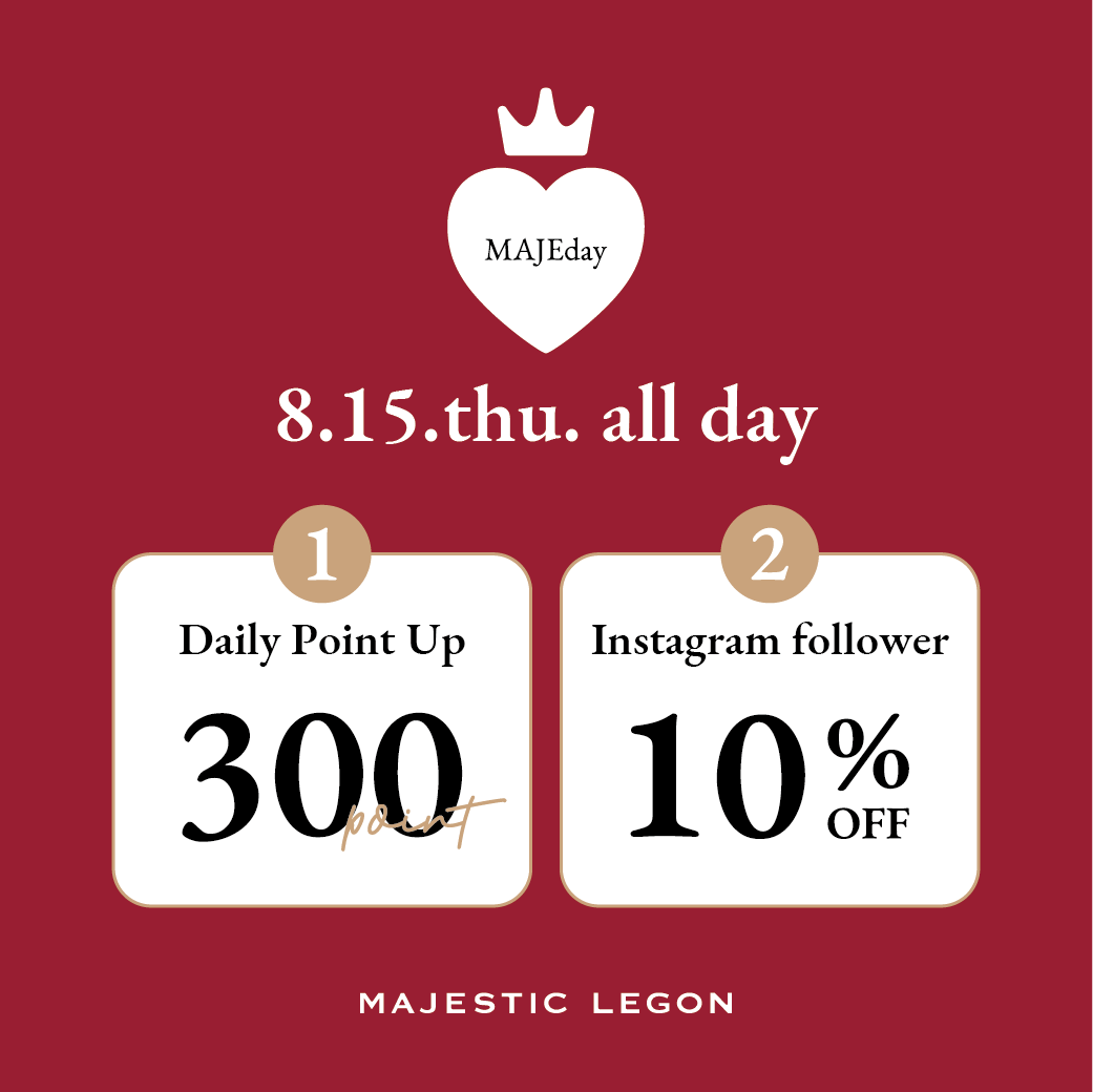 本日はMAJEday🍓300pt＆10%OFF♡